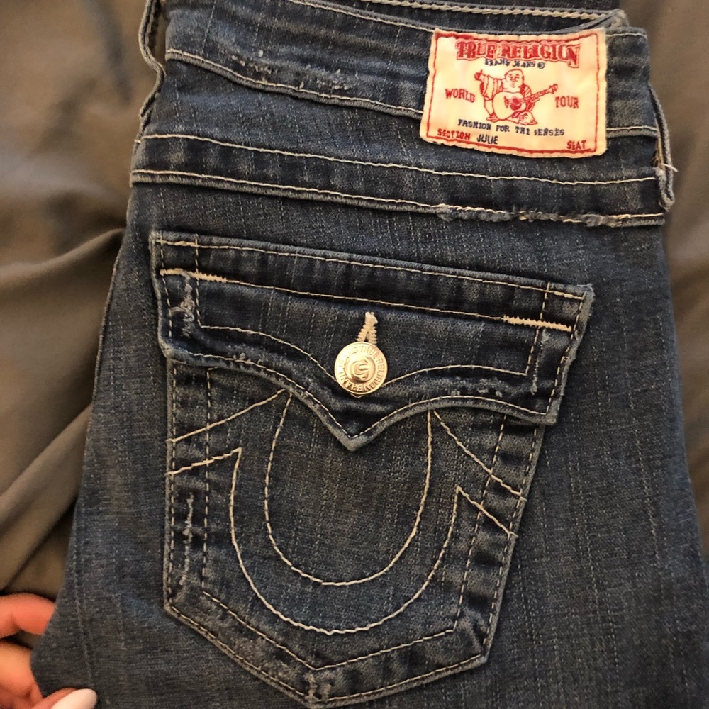 Julie style True Religion Brand skinny jeans